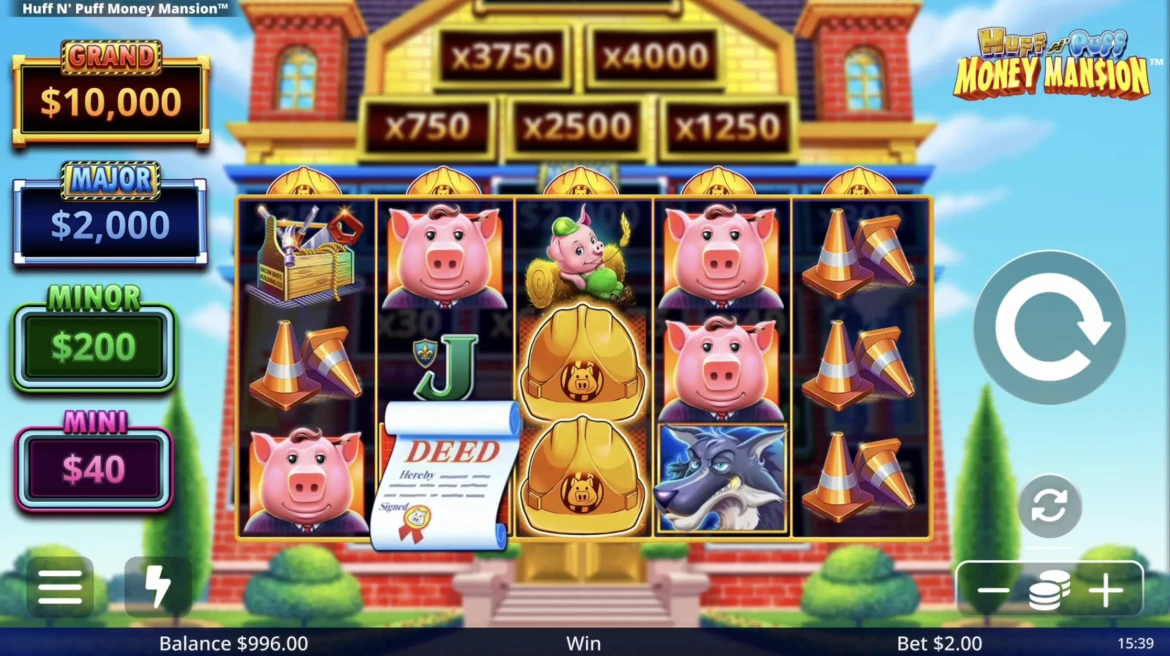 Huff N' Puff Money Mansion